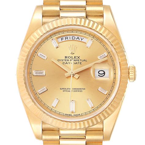 gold presidentila rolex|rolex date 40 228238.